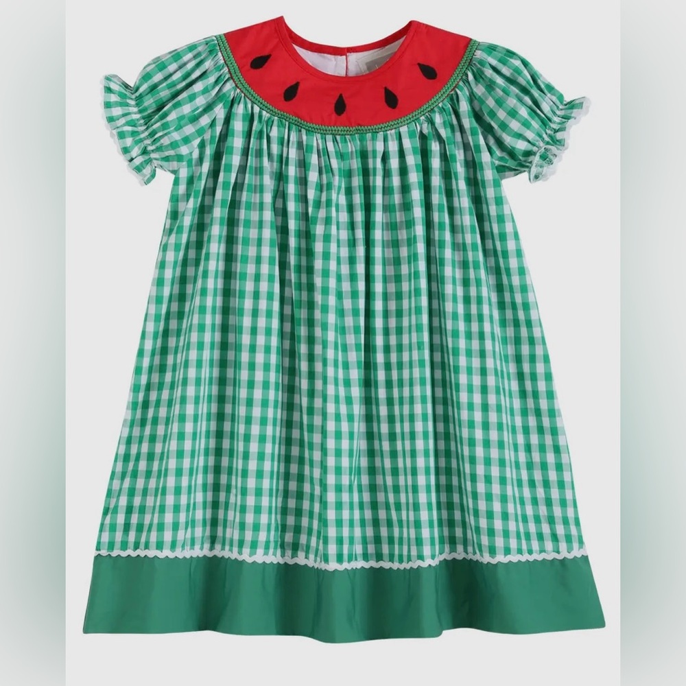 Kids Watermelon-Themed Green dress